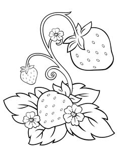 236x305 Printable Strawberry Coloring Page Free Pdf Download