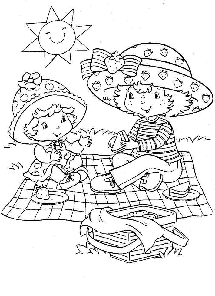 710x978 Free Printable Strawberry Shortcake Coloring Pages For Kids