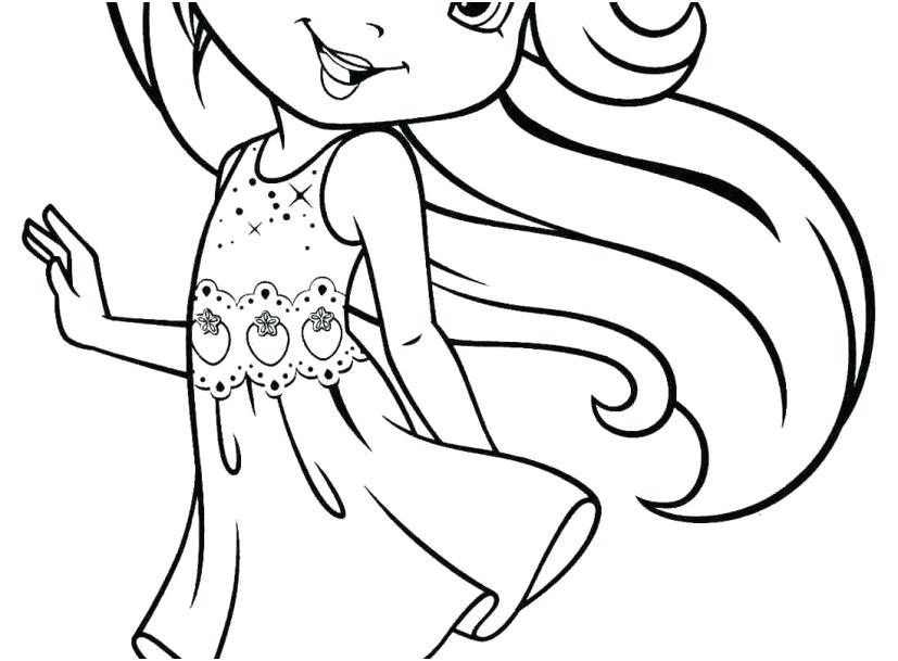 827x609 Free Strawberry Shortcake Coloring Pages