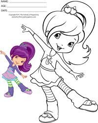 200x252 Strawberry Shortcake And Friends Coloring Pages To Print