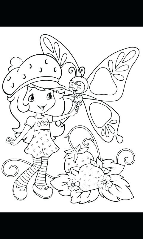 480x800 Strawberry Shortcake Characters Coloring Pages Coloring Strawberry