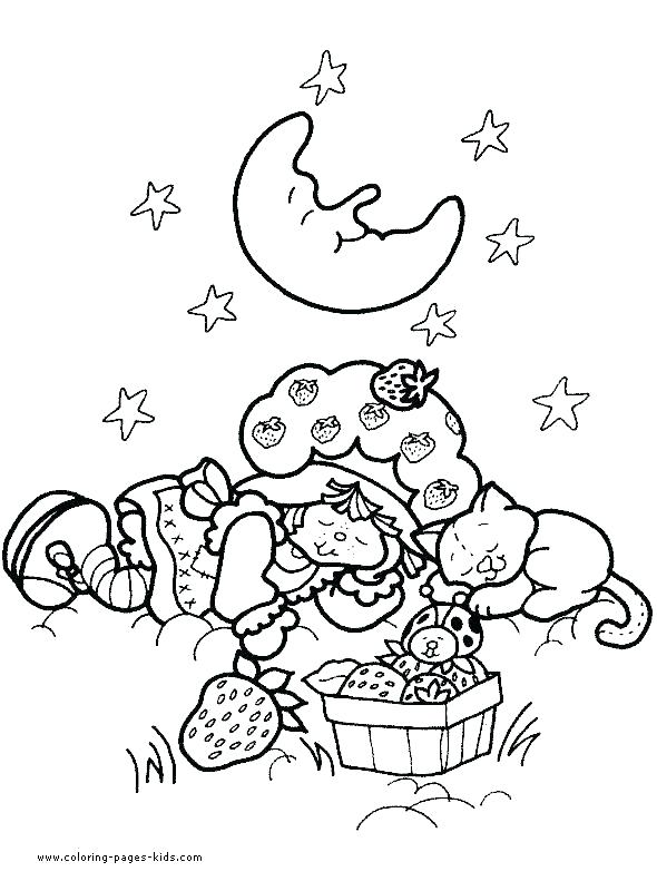 590x800 Strawberry Shortcake Characters Coloring Pages Printable