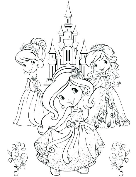 464x601 Strawberry Shortcake Coloring Pages Together With Cherry Jam