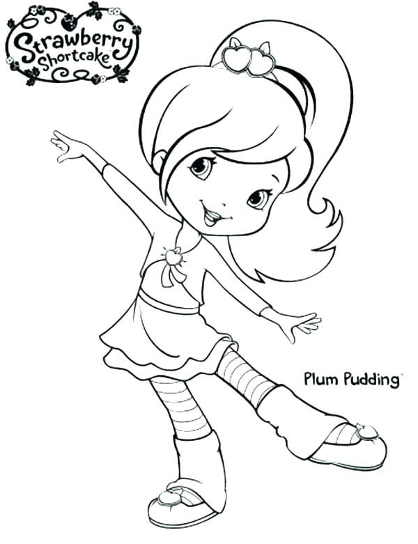 600x781 Strawberry Shortcake Princess Coloring Pages