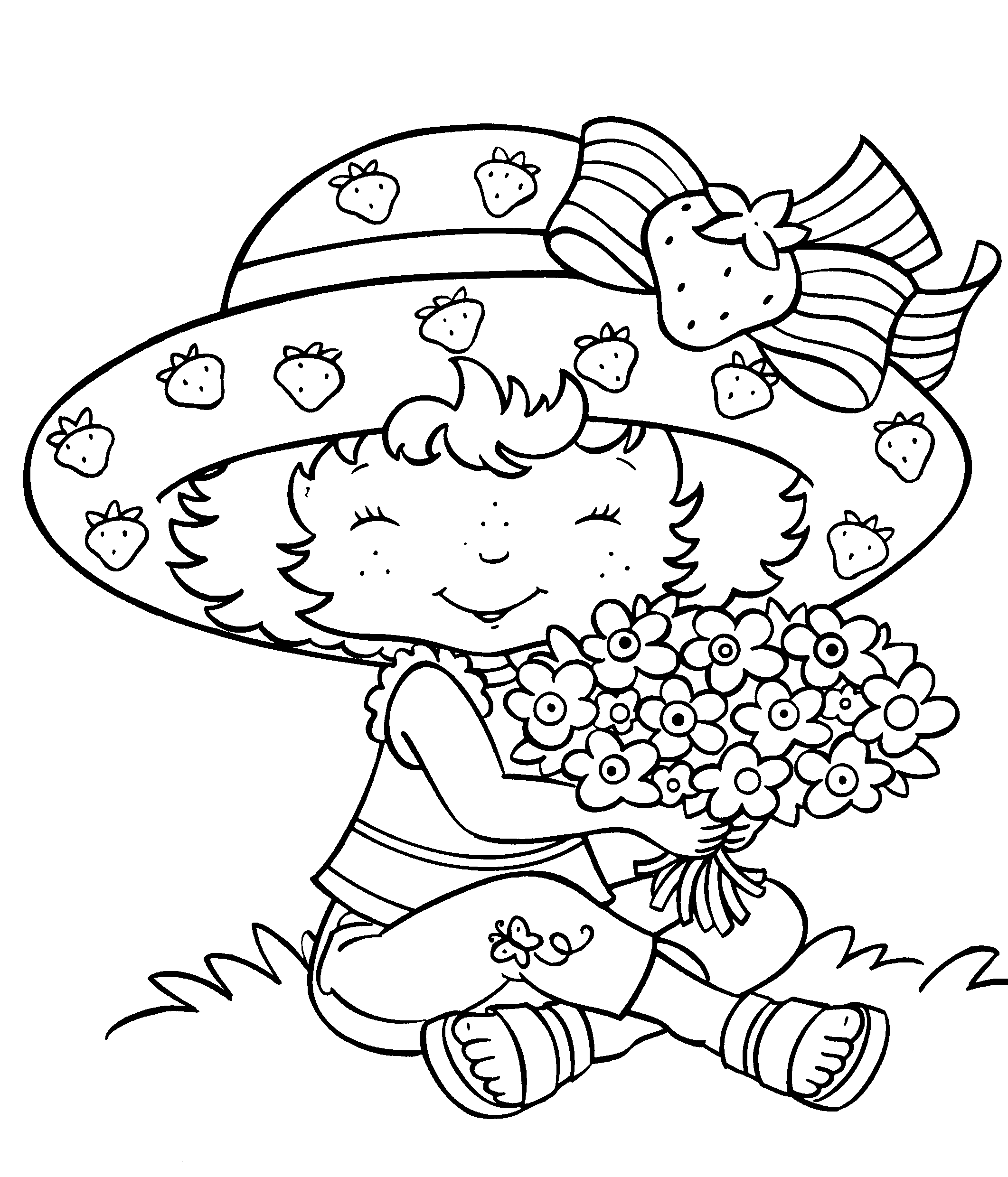 Strawberry Shortcake Coloring Pages at GetDrawings | Free download