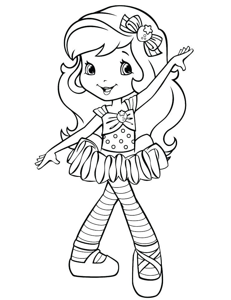 741x960 Strawberry Shortcake Coloring Pages To Print