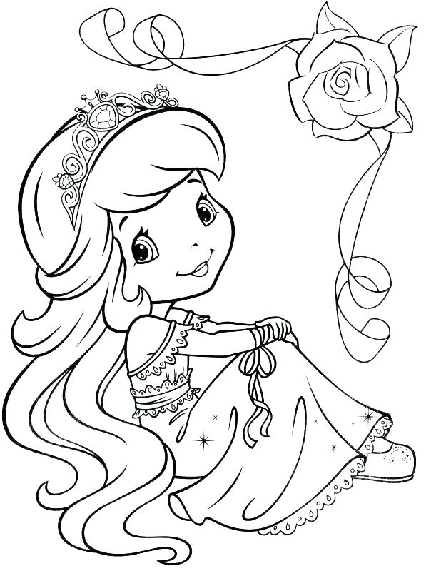 618x800 Printable Strawberry Shortcake Coloring Pages Coloring Pages