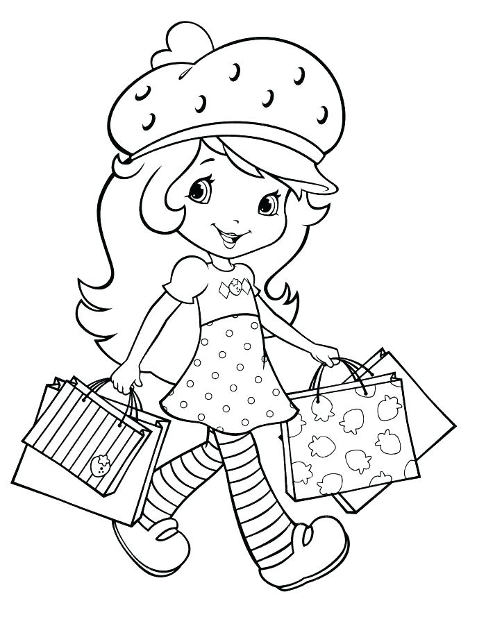 687x889 Strawberry Shortcake Printable Coloring Pages Strawberry Shortcake