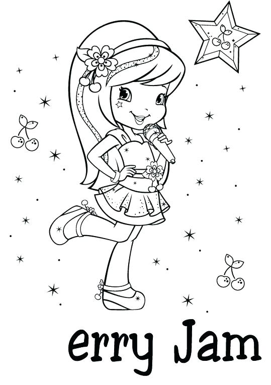 539x765 Strawberry Shortcake Coloring Pages Books The Hub Coloring