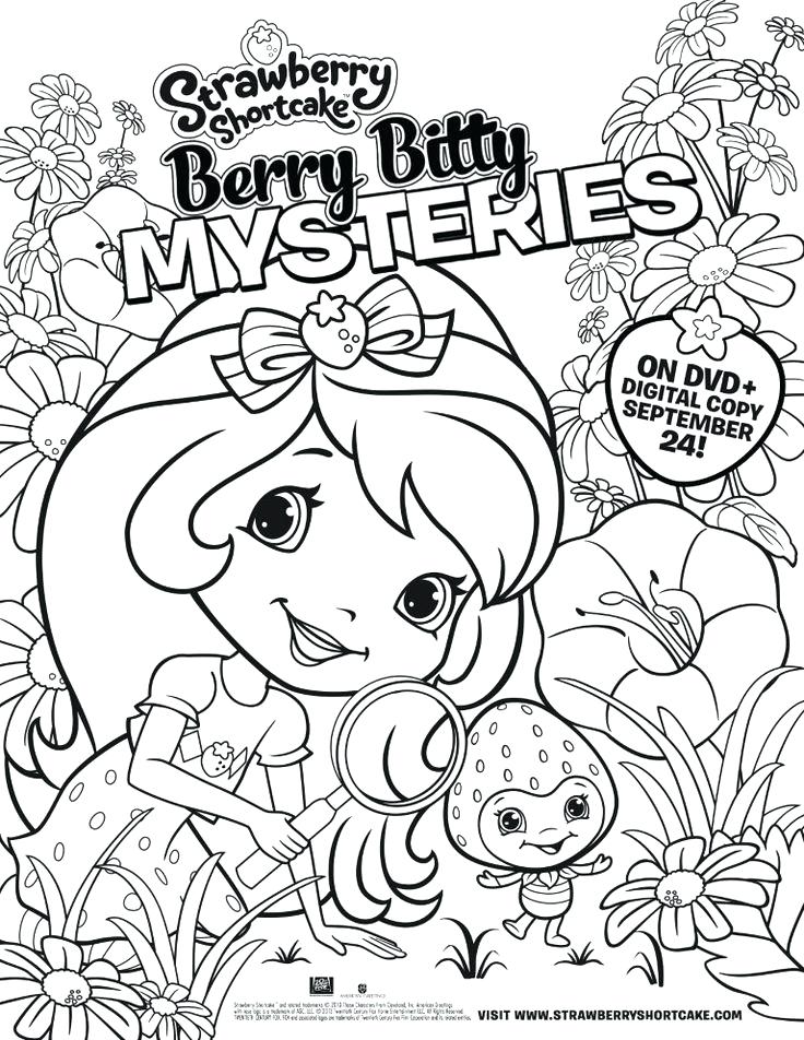 736x952 Strawberry Shortcake Printable Coloring Pages Strawberry Shortcake