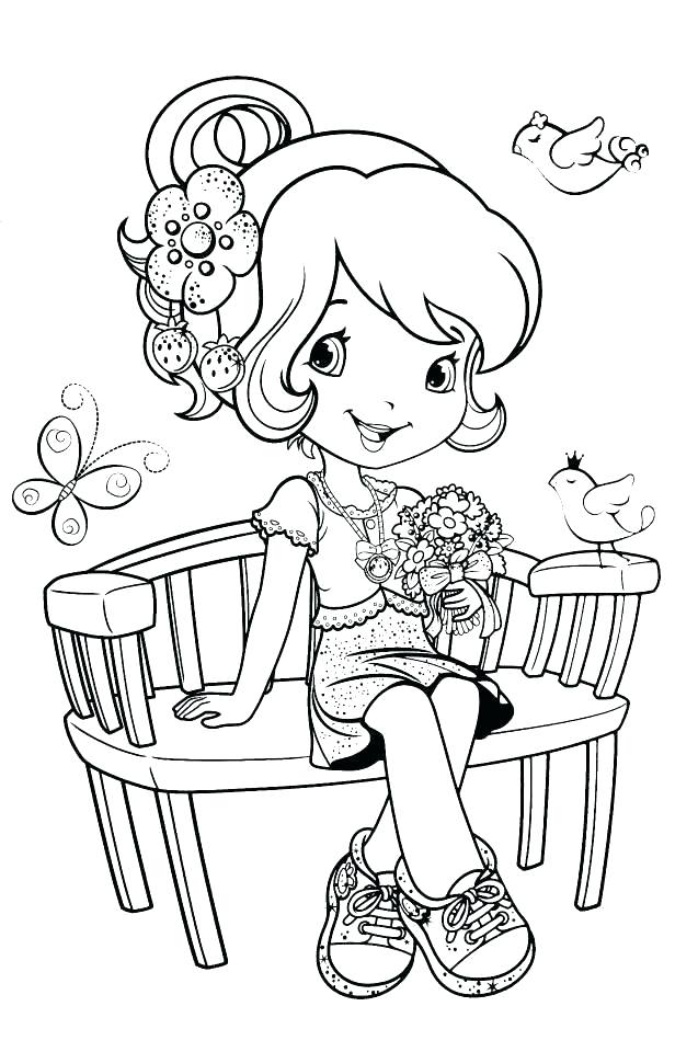 637x960 Strawberry Shortcake Coloring Pages Printable Vanda