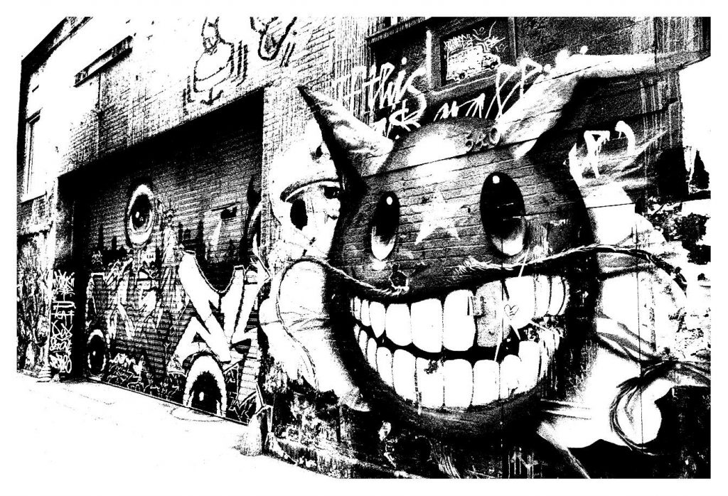 1024x698 Coloringes Graffiti Image Hd And Street Art For Adults Alley Hard