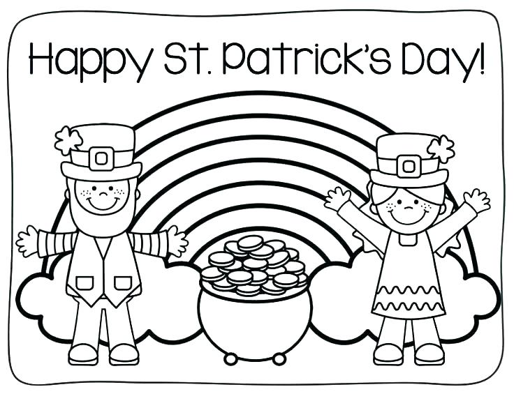 736x565 Coloring Pages For St Patricks Day St Day Coloring Sheets St
