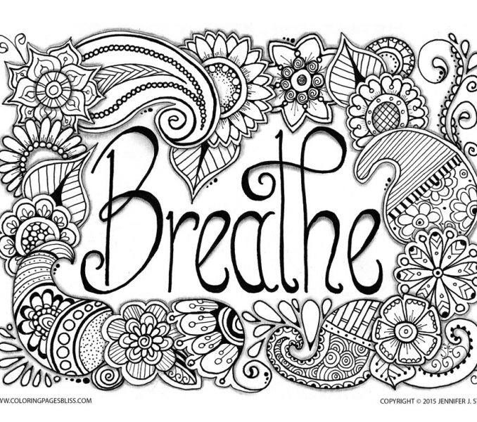 678x600 Stress Free Coloring Pages Coloring Page