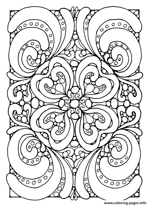 640x877 Good Anti Stress Coloring Pages Printable For Adult Zen Anti