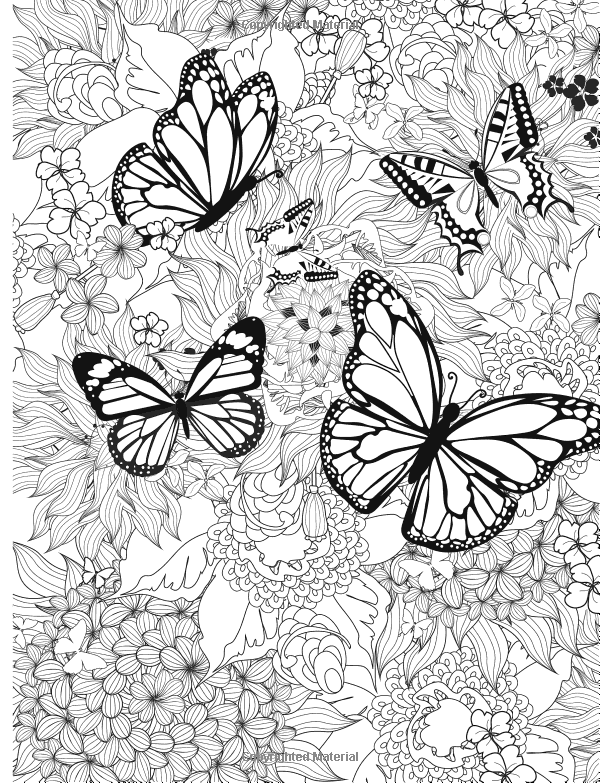 600x783 Number Stress Relief Adult Coloring, Coloring Books And Butterfly