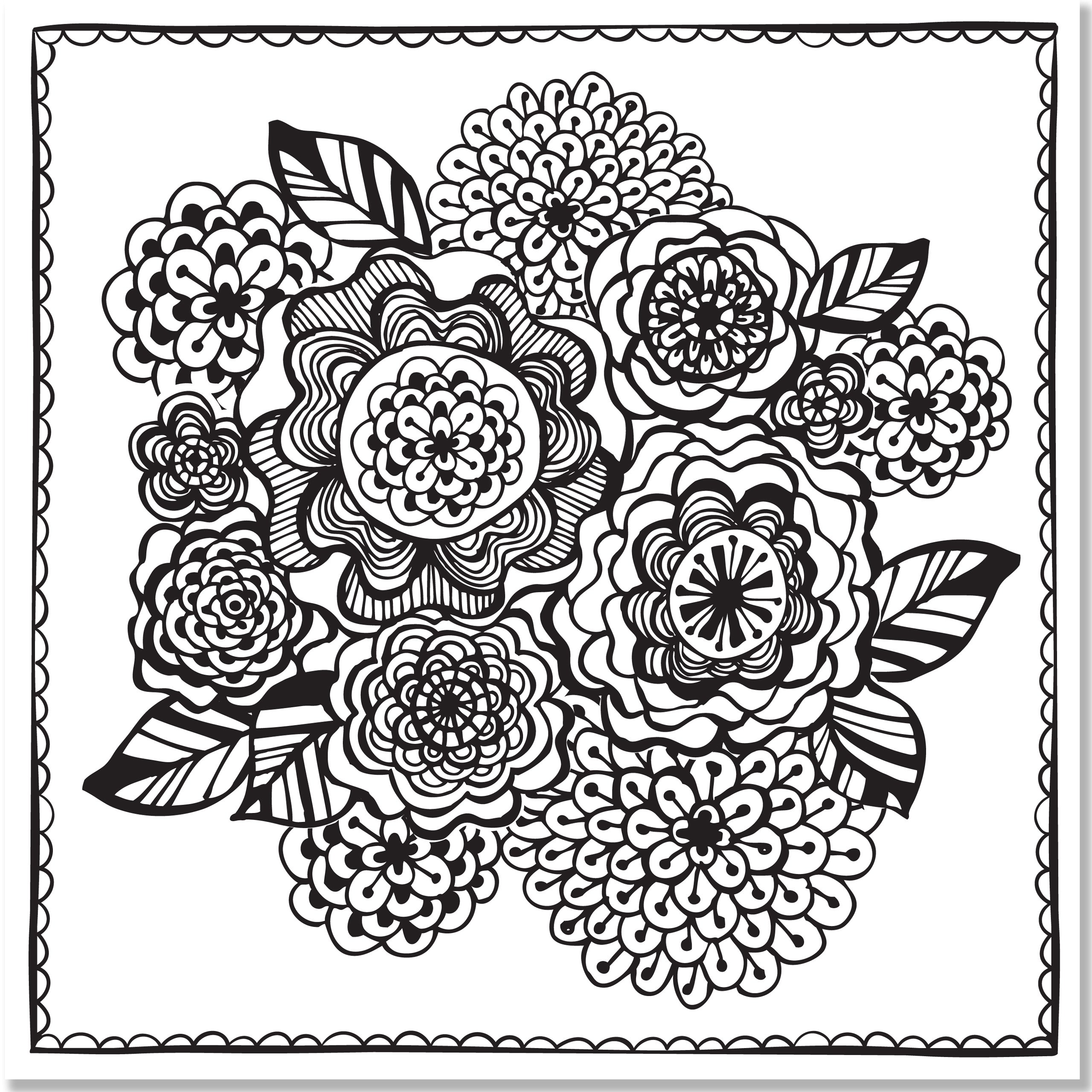 2560x2560 Joyful Designs Adult Coloring Book