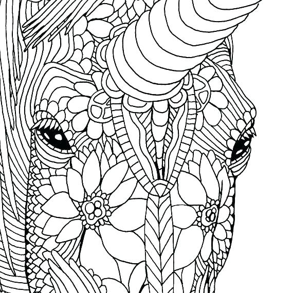 570x570 Stress Relief Coloring Pages In Addition To Unicorn Coloring Pages