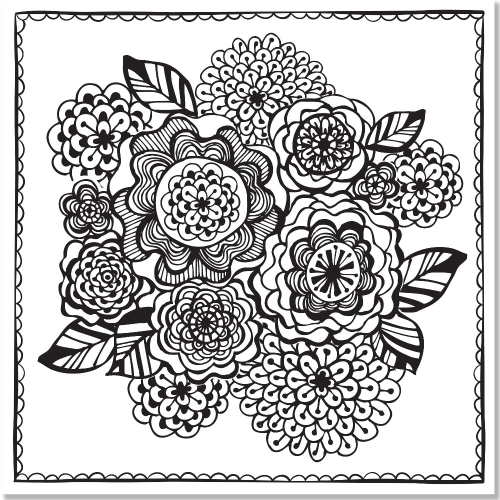 1000x1000 Joyful Designs Artist's Coloring Book Stress Relieving Designs