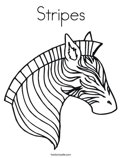 468x605 Stripes Coloring Page
