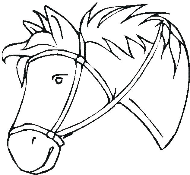 630x580 Horse Head Coloring Pages Free Horse Head Coloring Pages Strong