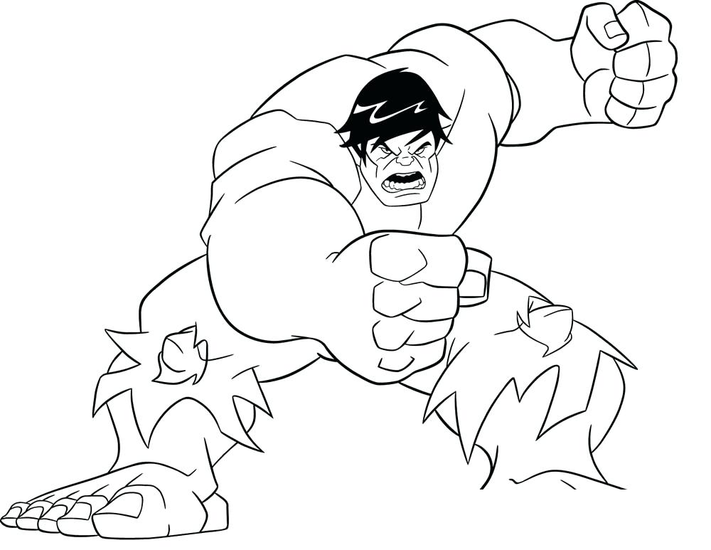 1000x773 Hulk Color Pages Incredible Hulk Coloring Page Coloring Pages Hulk