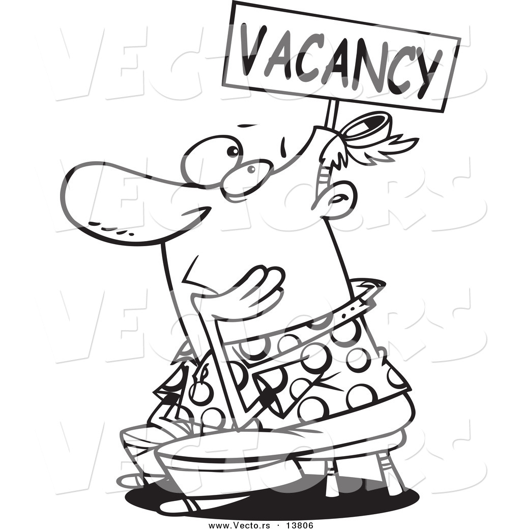 1024x1044 Vector Of A Cartoon Sitting Man With A Vacant Brain