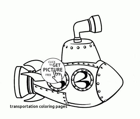 564x479 Water Transportation Coloring Pages Luxury Cute Cartoon Submarine