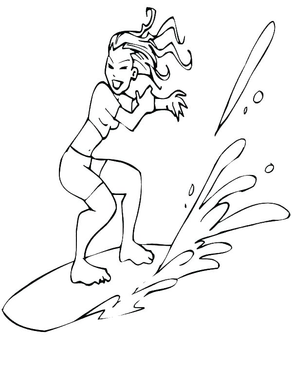 600x759 Surfing Coloring Pages On Subway Surfers Coloring Pages I