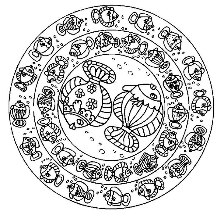 736x705 Best Fish Coloring Pages Images On Coloring Pages