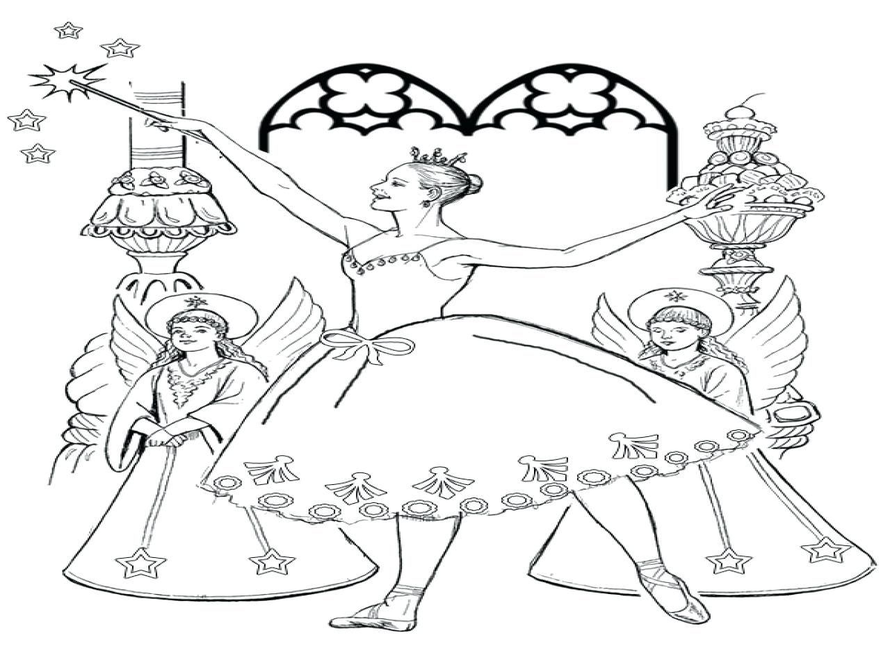 Sugar Plum Fairy Coloring Page at GetDrawings | Free download