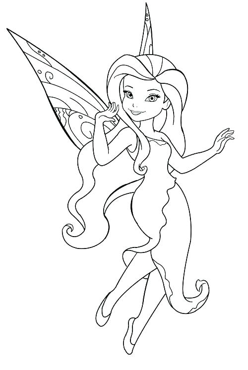 500x746 Fairy Coloring Pages Tooth Fairy Coloring Page Fairy Printable