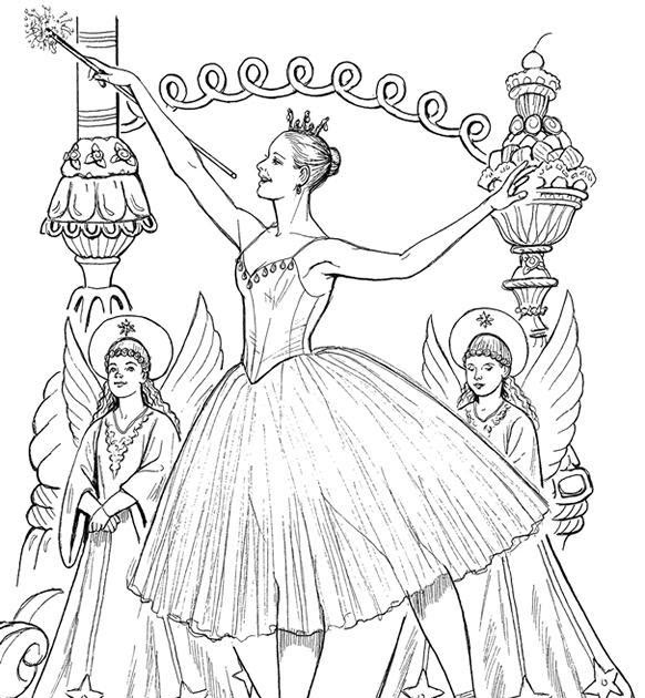 Sugar Plum Fairy Coloring Page at GetDrawings | Free download