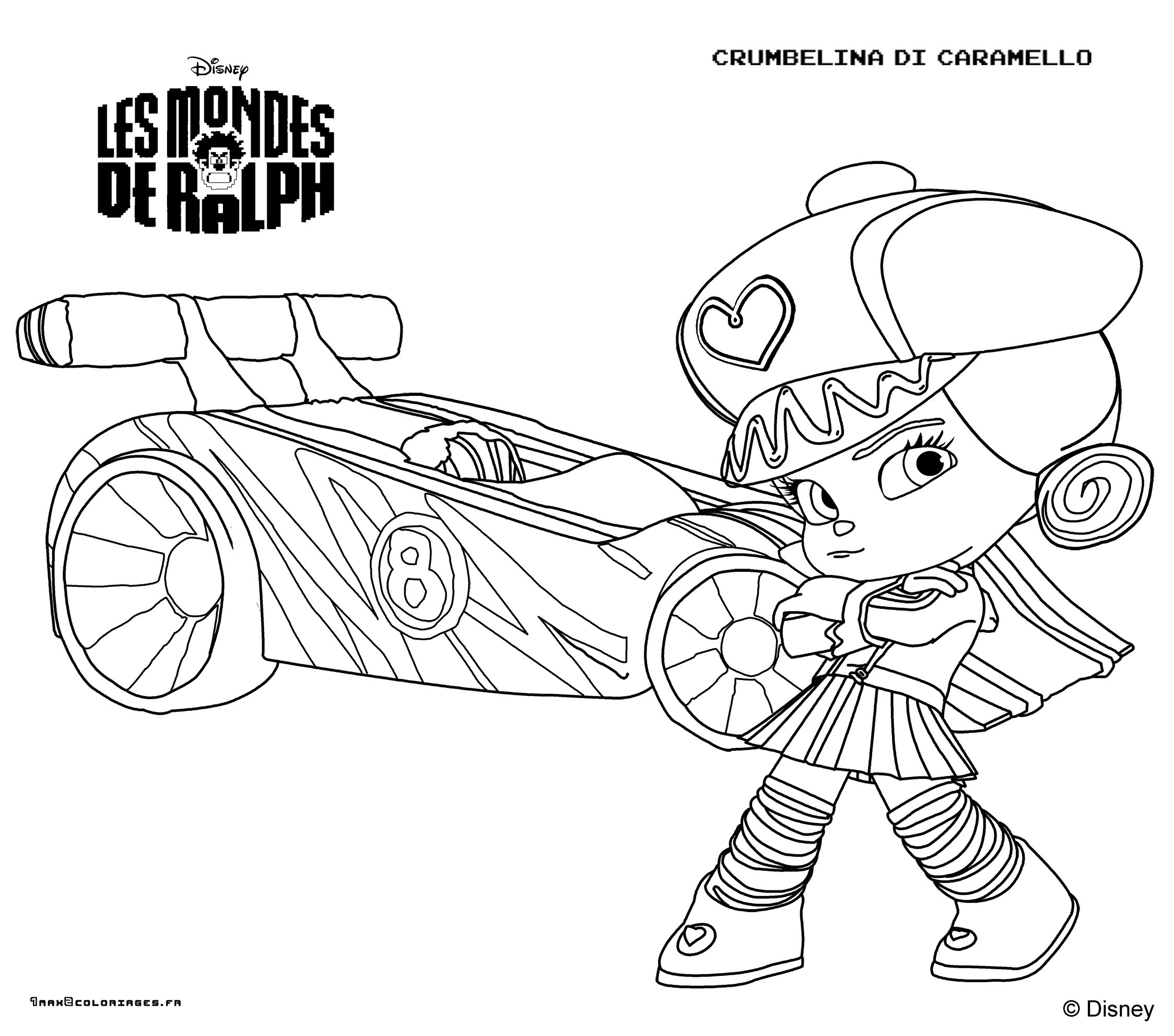 2248x1984 Sugar Rush Racers Coloring Pages