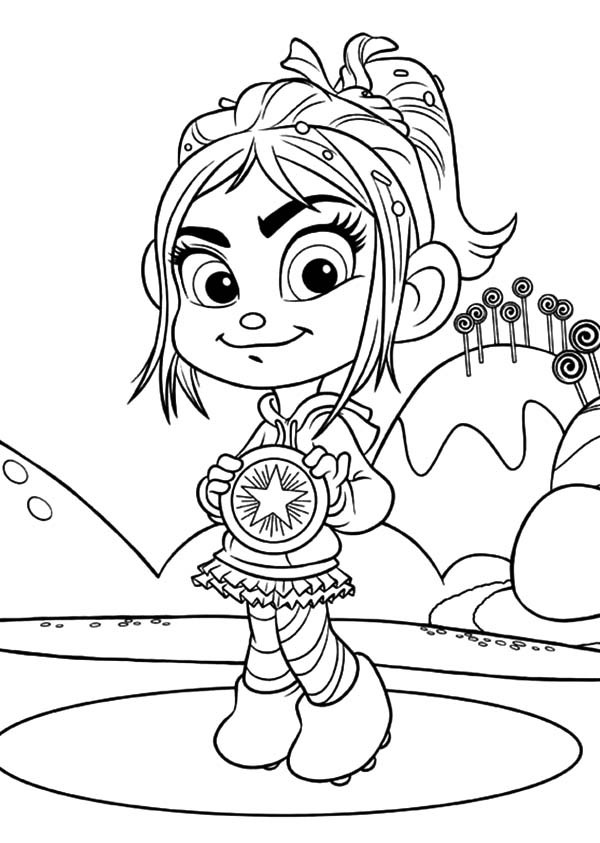 600x843 Vanellope Von Schweets From Sugar Rush In Wreck It Ralph Movie