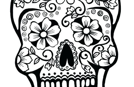 469x304 Sugar Skull Coloring Book For Adults