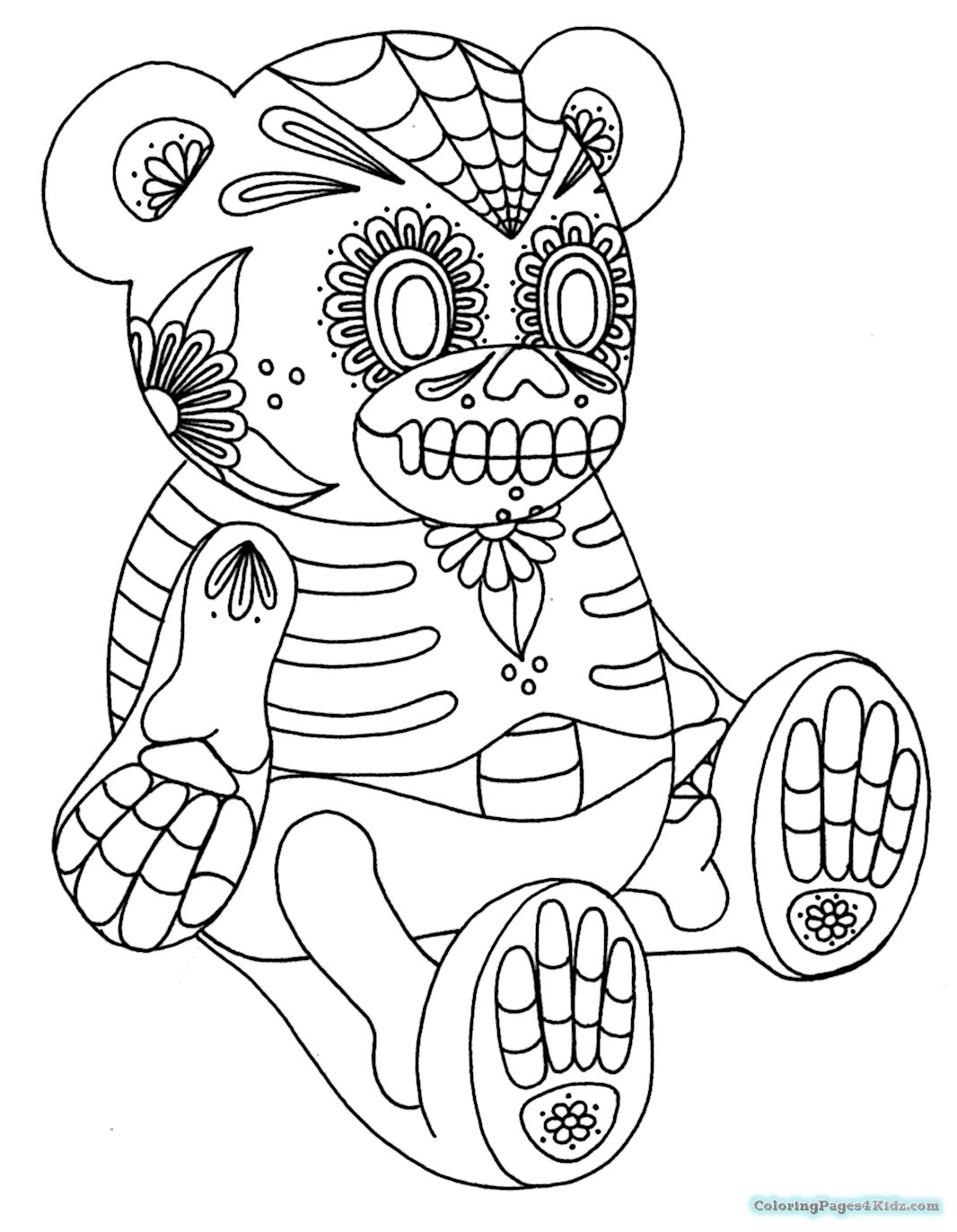 1066x1372 Sugar Skull Girl Coloring Pages Coloring Pages For Kids