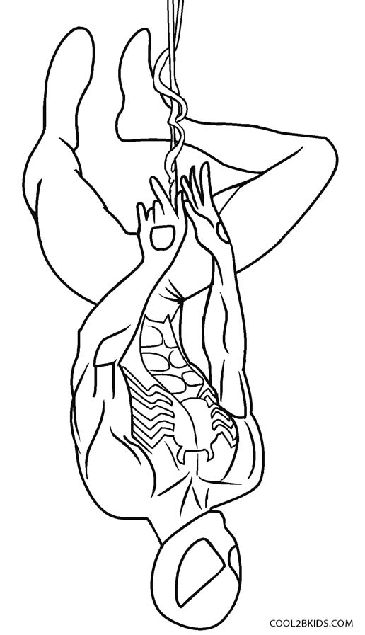 516x897 Printable Spiderman Coloring Pages For Kids