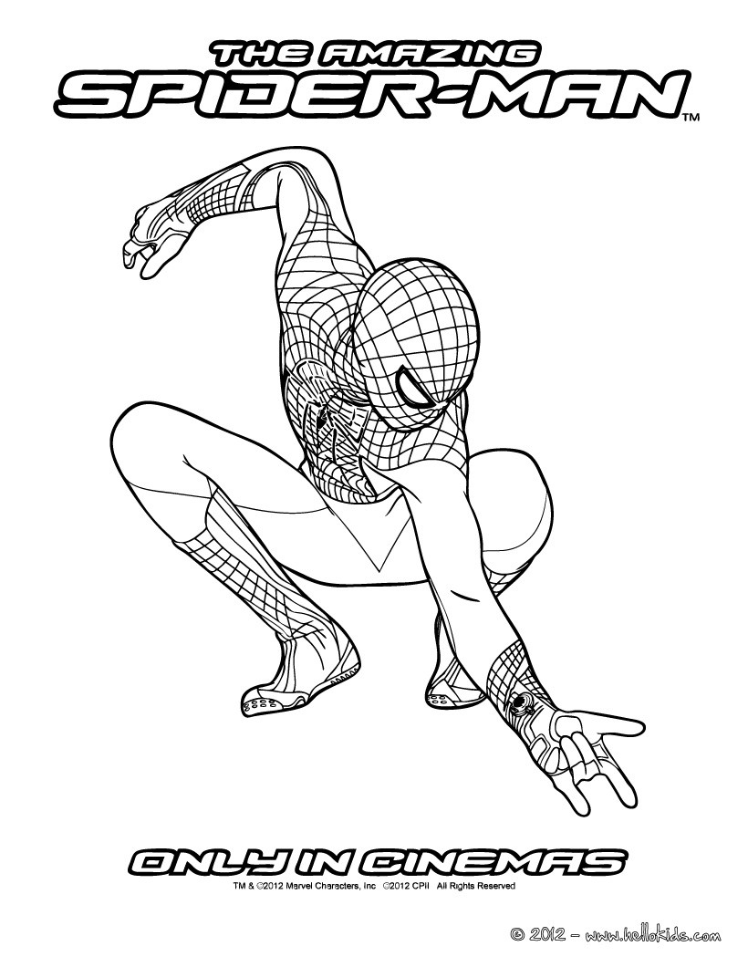 820x1060 Black Suit Spiderman Coloring Pages
