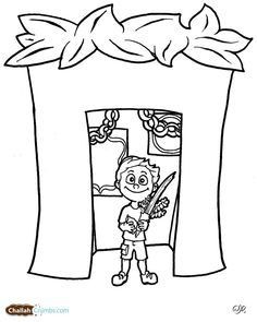236x295 Sukkot Coloring Pages Luxury Week Sukkot Free Jewish Coloring