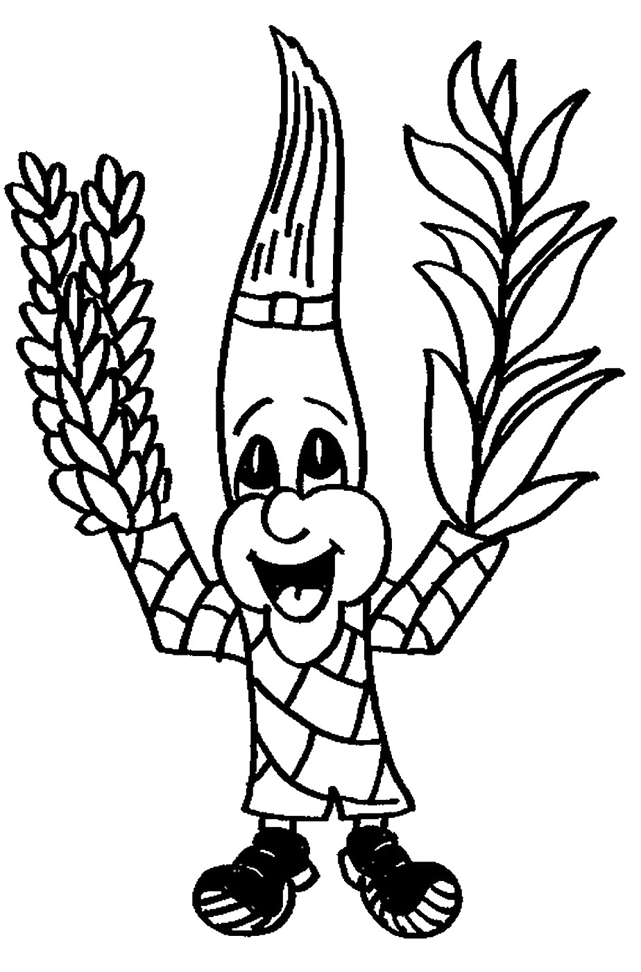 924x1400 Sukkot Coloring Pages