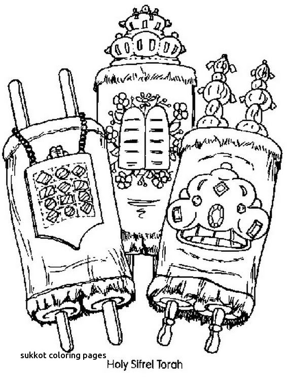 570x752 Sukkot Coloring Pages