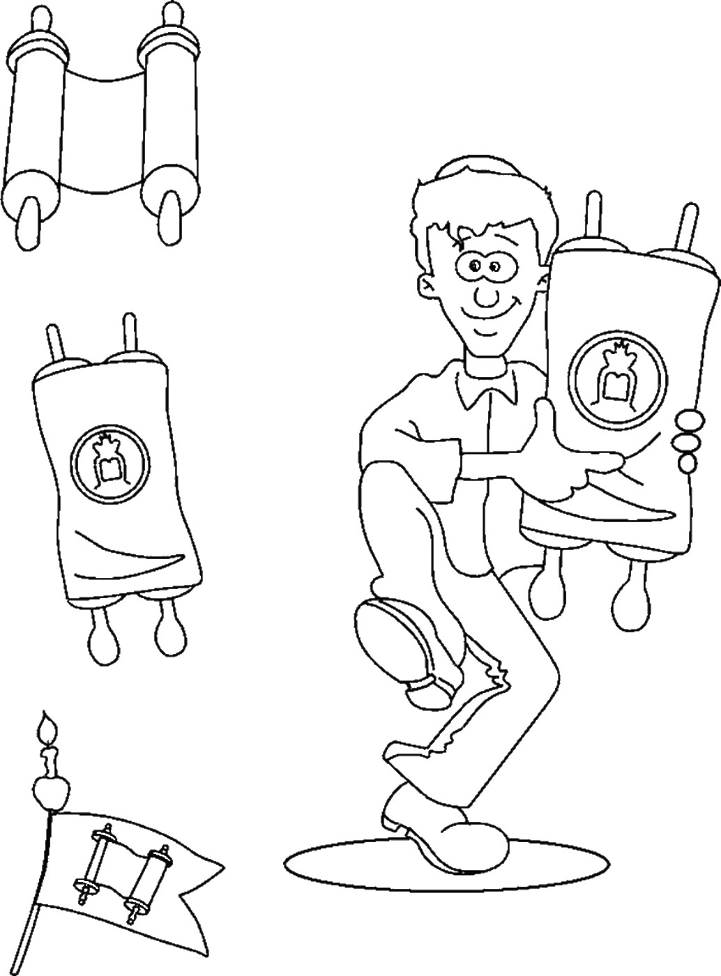 1034x1400 Sukkot Coloring Pages