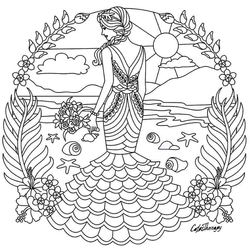 850x850 Fashion Colouring Page Fashion Coloring Pages For Adults