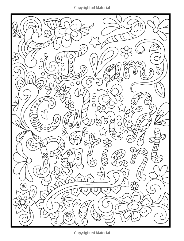 600x783 Inspirational Quotes An Adult Coloring Book