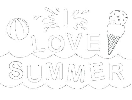 420x320 Summer Coloring Pages Printable Summer Coloring Pages At The Beach