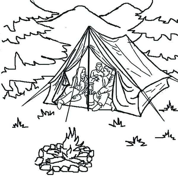 600x628 Vacation Coloring Pages Coloring Pages Of Summer Summer Camp
