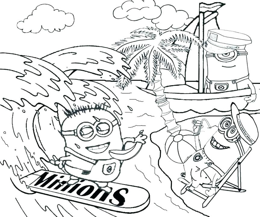 863x719 Vacation Coloring Pages Vacation Coloring Pages Coloring Pages