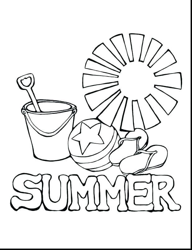 618x806 Summer Camp Coloring Pages