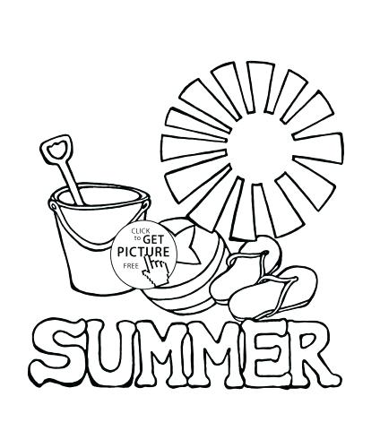 424x500 Coloring Pages Summer Color Pages Coloring New Season Part Free